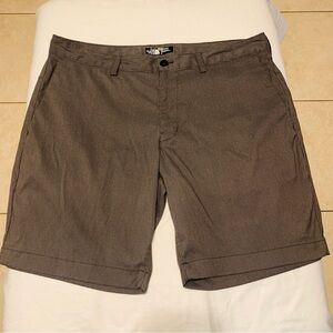North Face Shorts Mens 38 Gray Hiking Fishing Logo Outdoor Casual Chino 721584